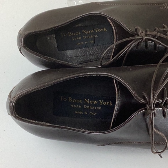 To Boot New York Mens Dress Shoes Size EU 43 / US 10. Brown Oxford. - Picture 6 of 11